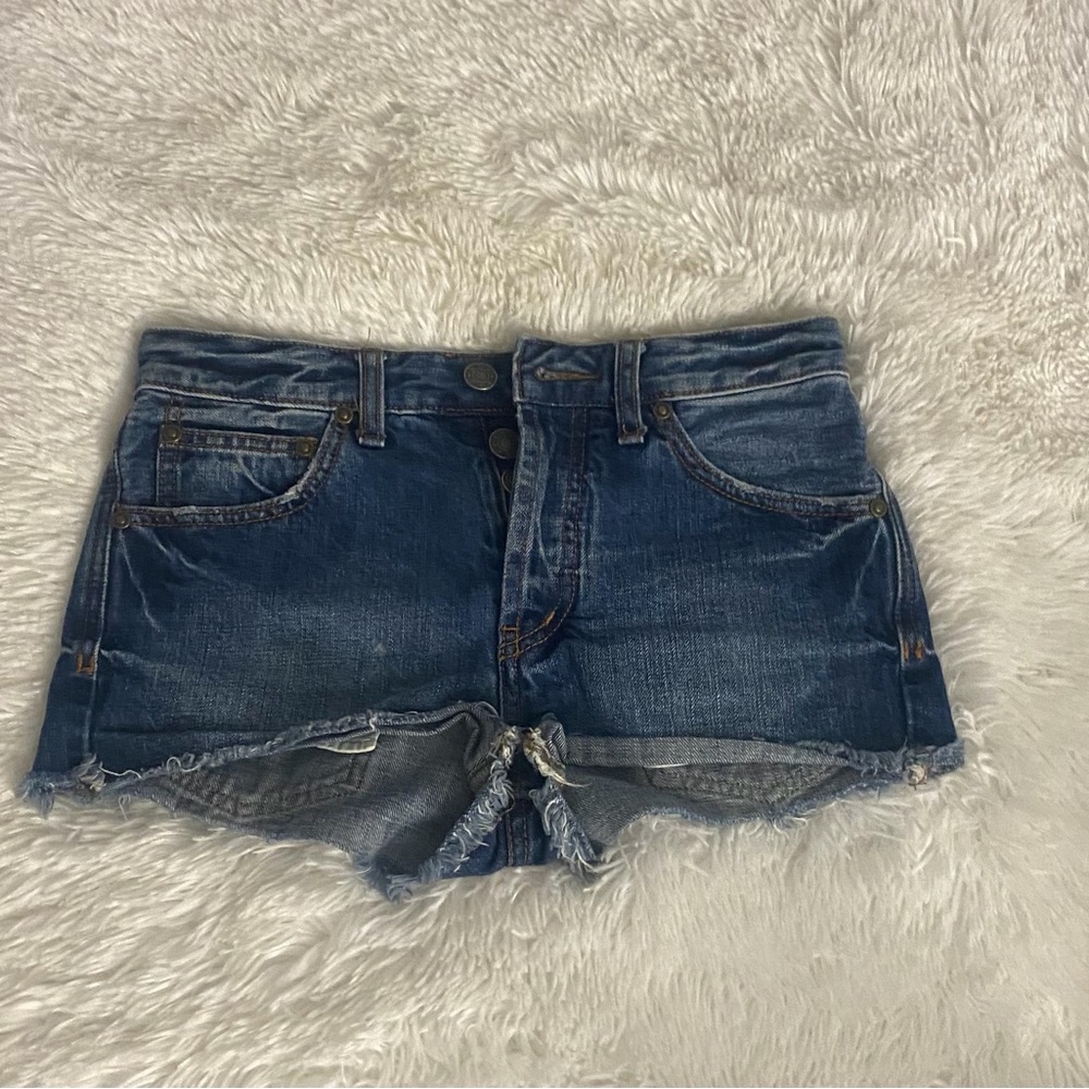 Free People Classic Blue Jean Shorts - Picture 6 of 6